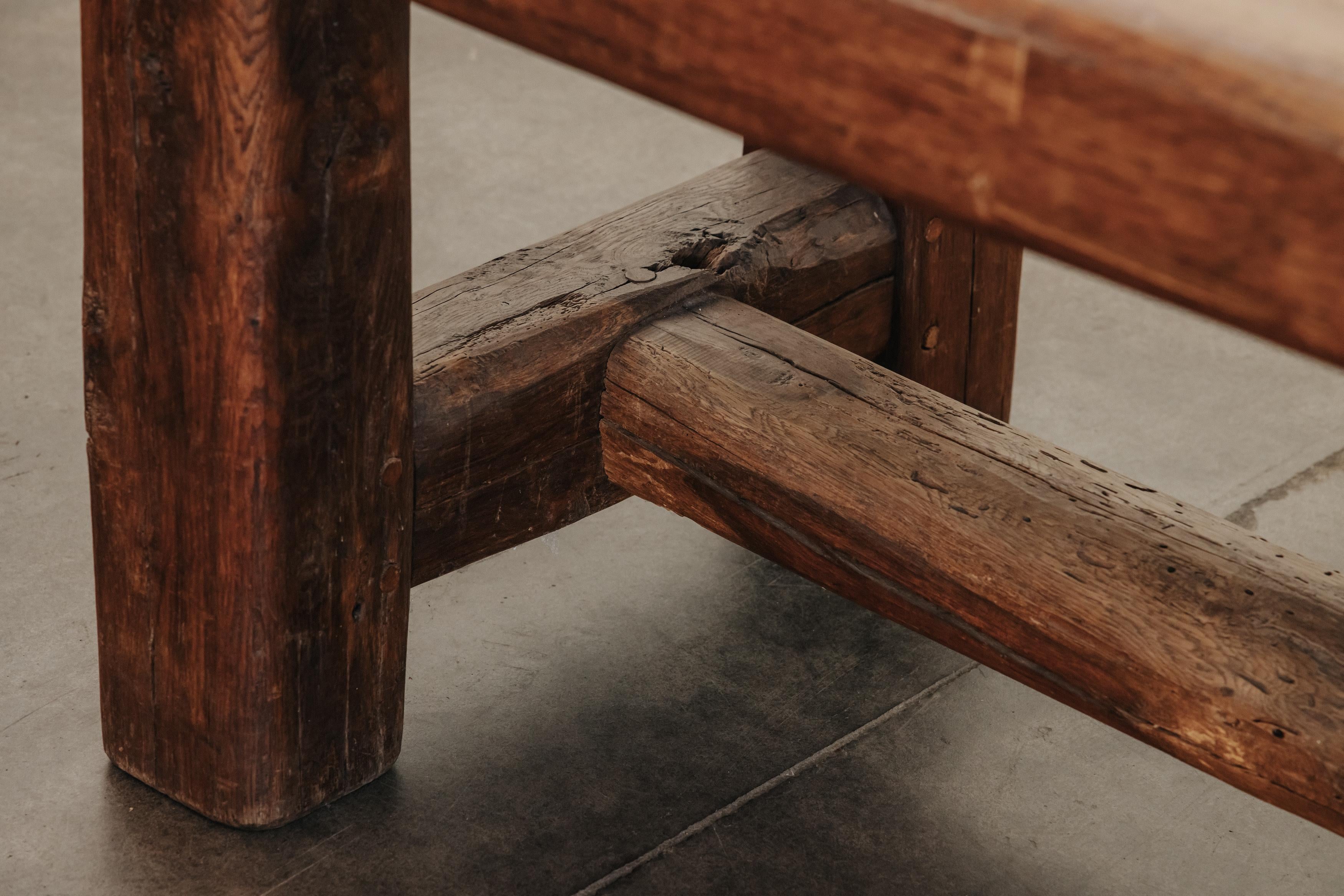 Rare Monumental Dining Table From A Castle In Le Mans, France, Circa 1800 For Sale 2