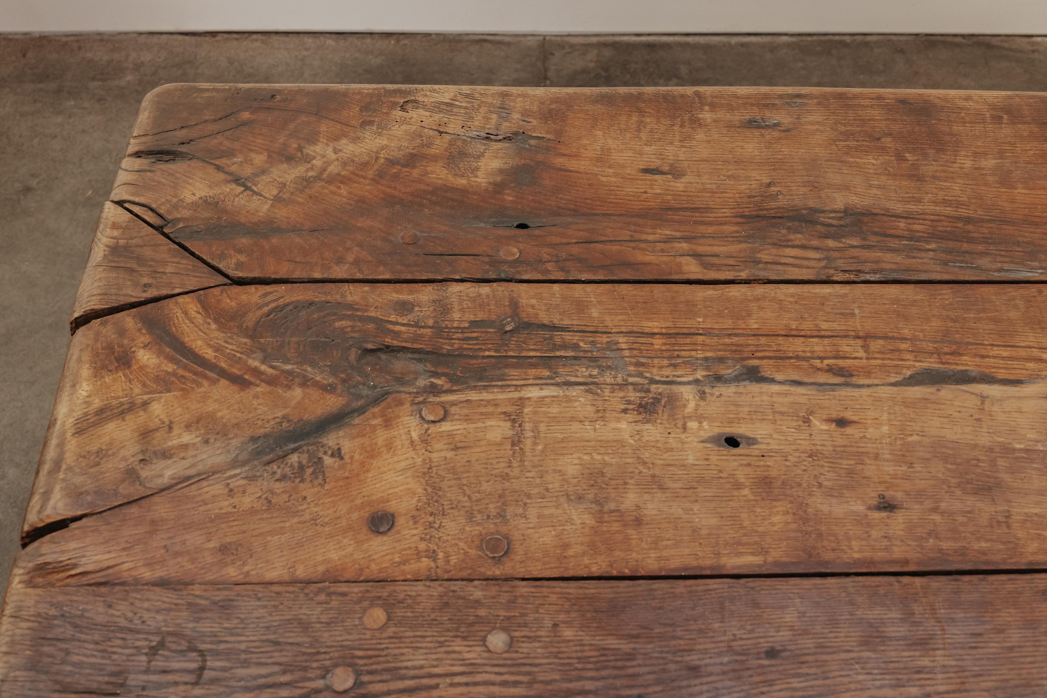 Rare Monumental Dining Table From A Castle In Le Mans, France, Circa 1800 For Sale 3