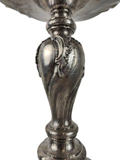 Rare Monumental German Silver Centerpiece Bowl by Sy & Wagner, Berlin