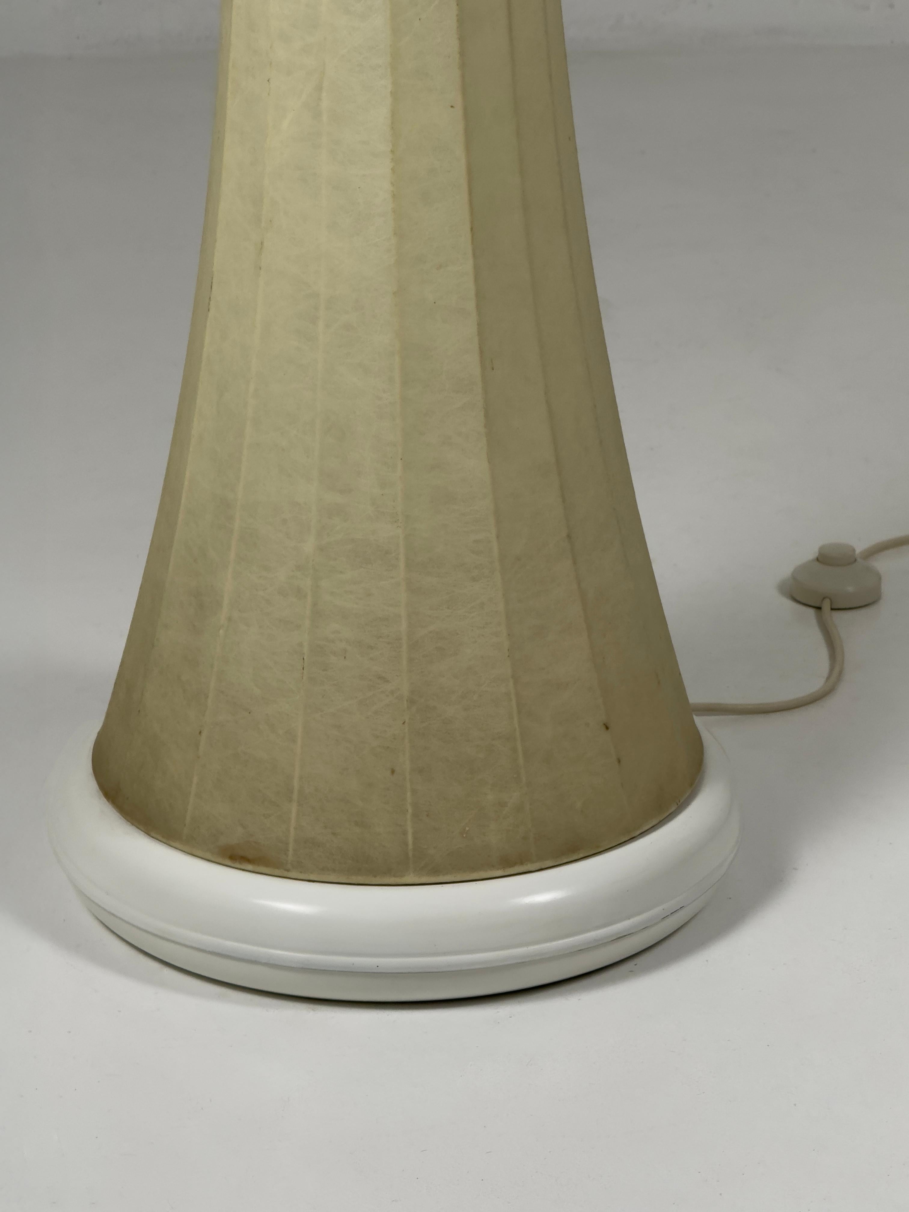 Rare Monumental Italian Cocoon Floor Lamp, Italy 60/70s For Sale 3