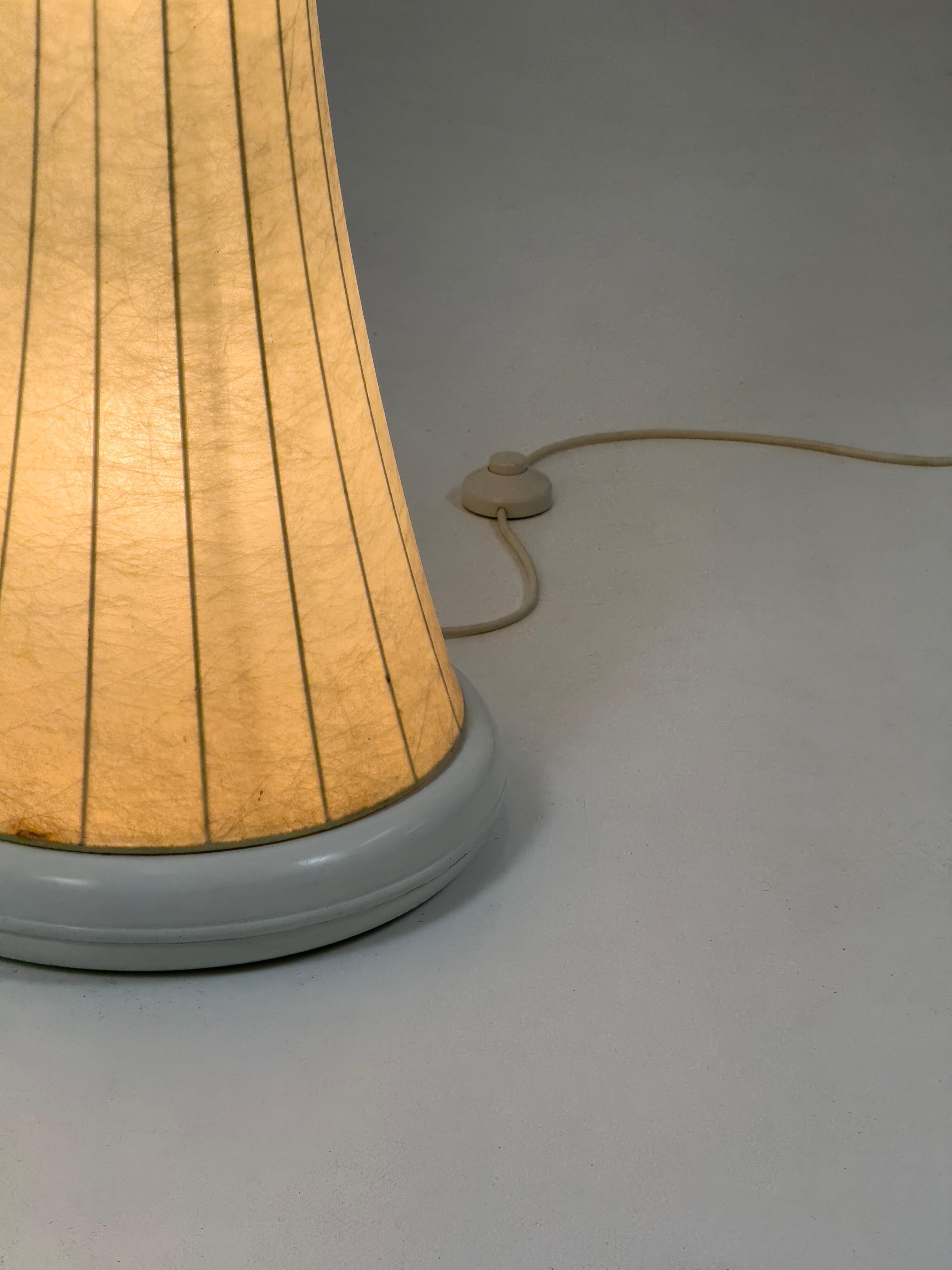 Rare Monumental Italian Cocoon Floor Lamp, Italy 60/70s In Good Condition For Sale In Milano, IT
