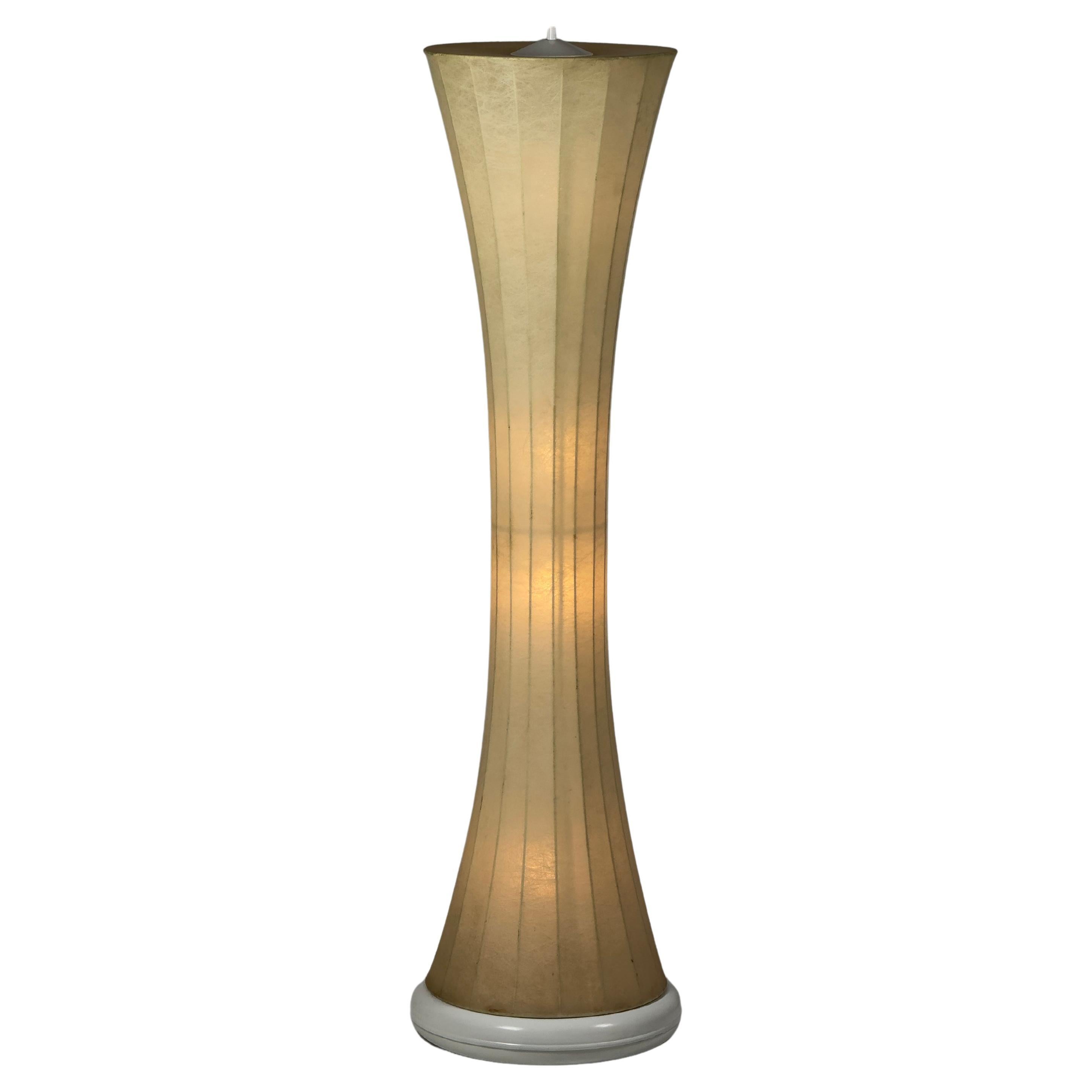 Rare Monumental Italian Cocoon Floor Lamp, Italy 60/70s