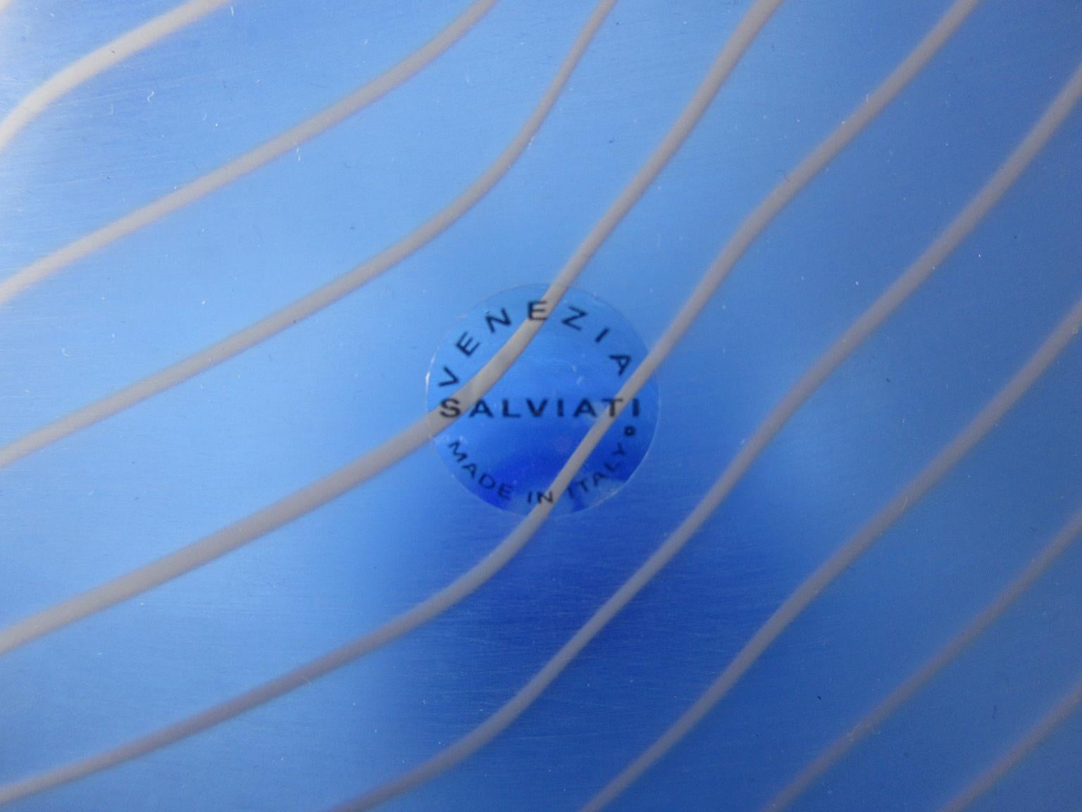 Late 20th Century Rare and Monumental Italian Glass Vessel by Salviati & C. for Studio Dillon