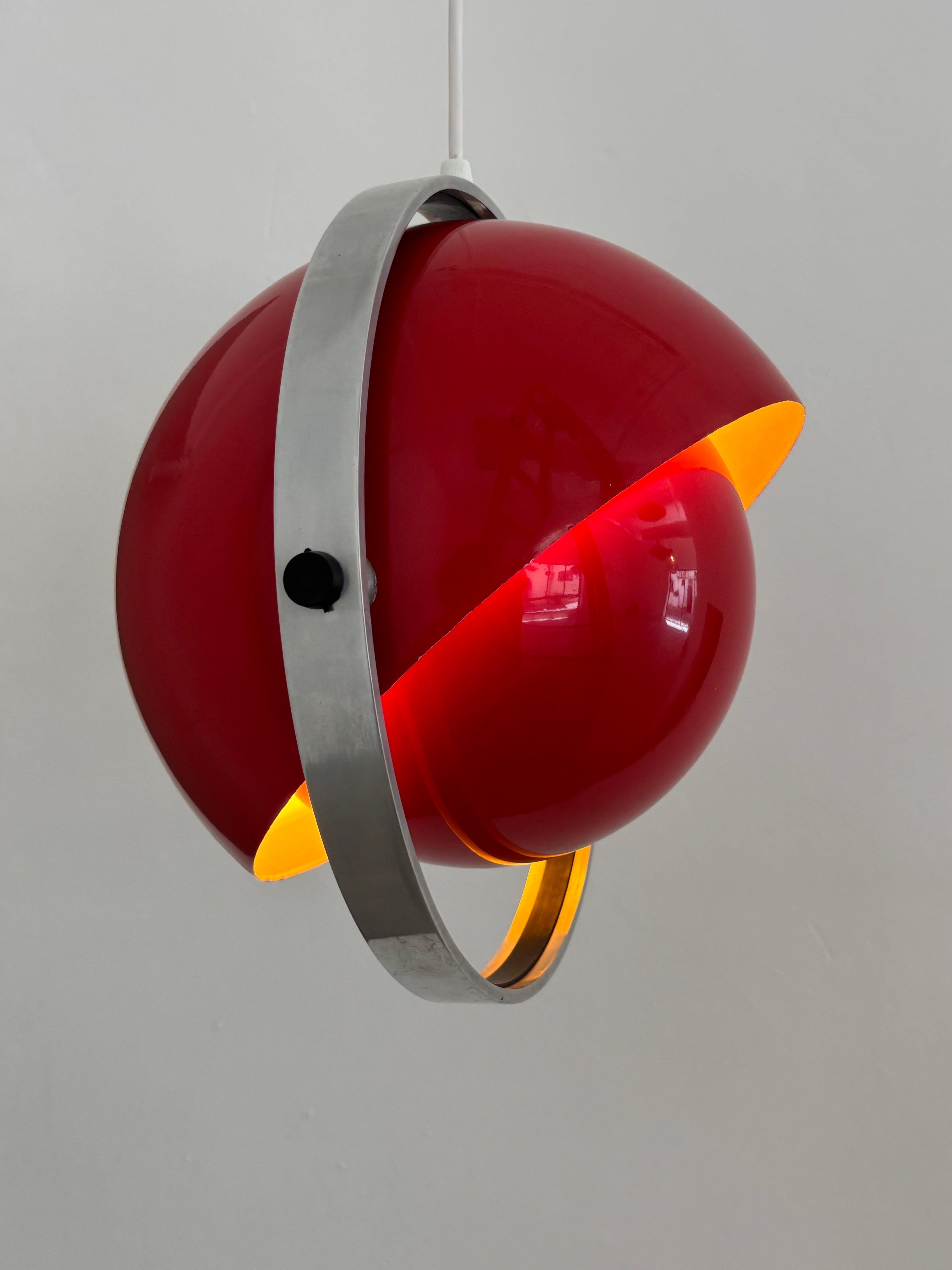 Rare “Moonlight” Lamp by Jørgensen & Buck for Quality System Denmark, 1963 In Good Condition For Sale In Tel Aviv-Yafo, Tel Aviv District