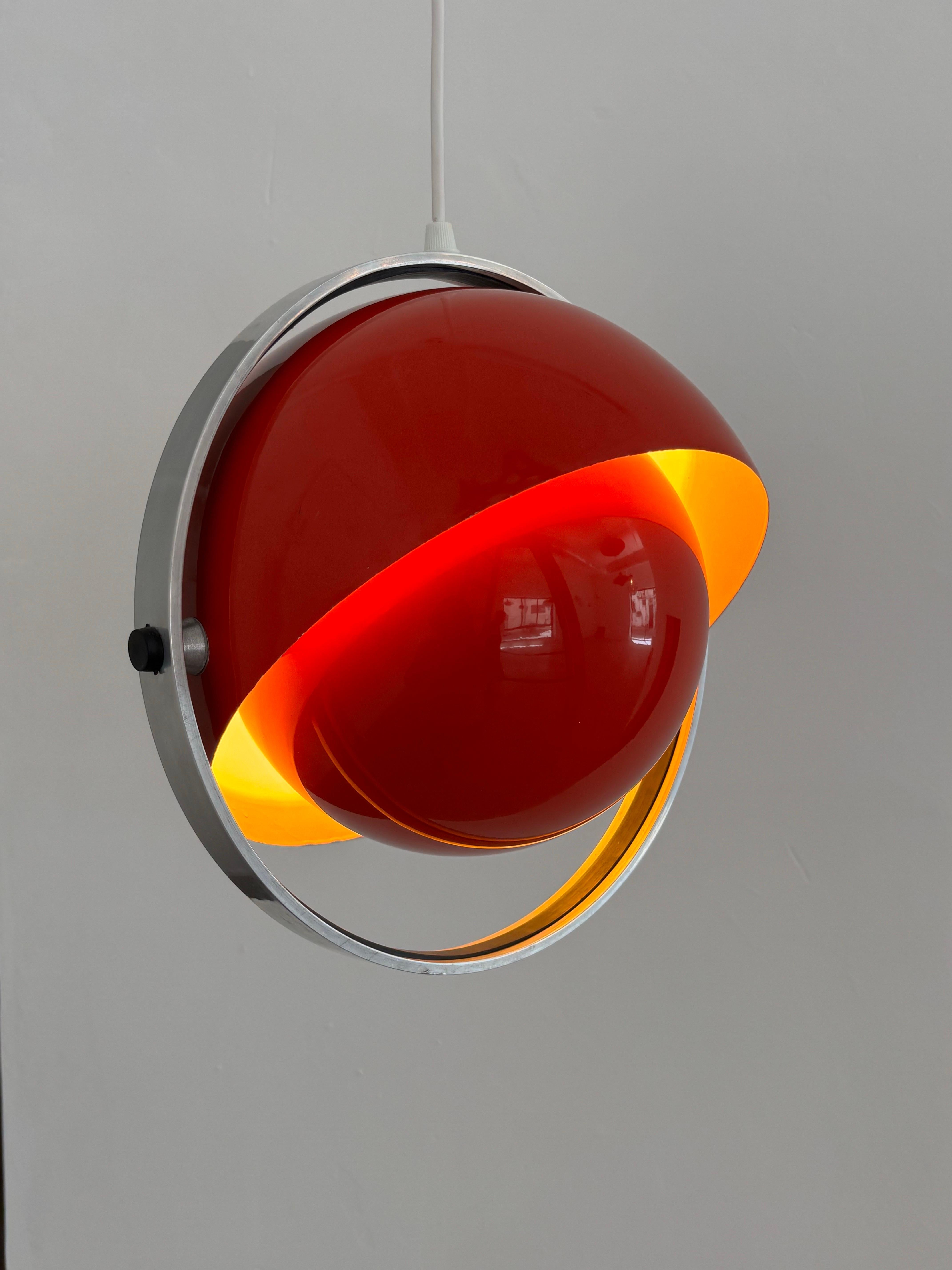 Rare “Moonlight” Lamp by Jørgensen & Buck for Quality System Denmark, 1963 For Sale 1