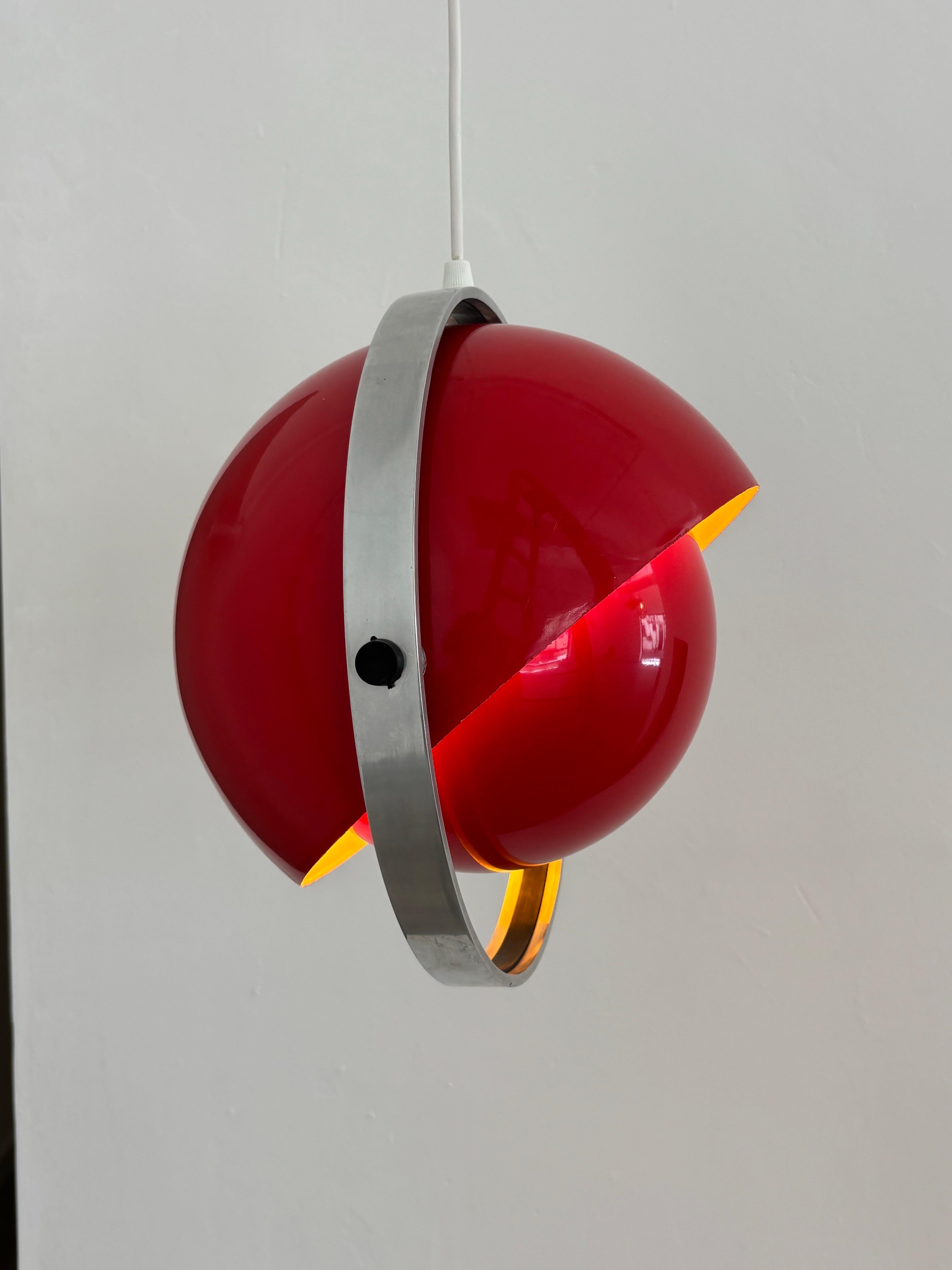 Rare “Moonlight” Lamp by Jørgensen & Buck for Quality System Denmark, 1963 For Sale 2