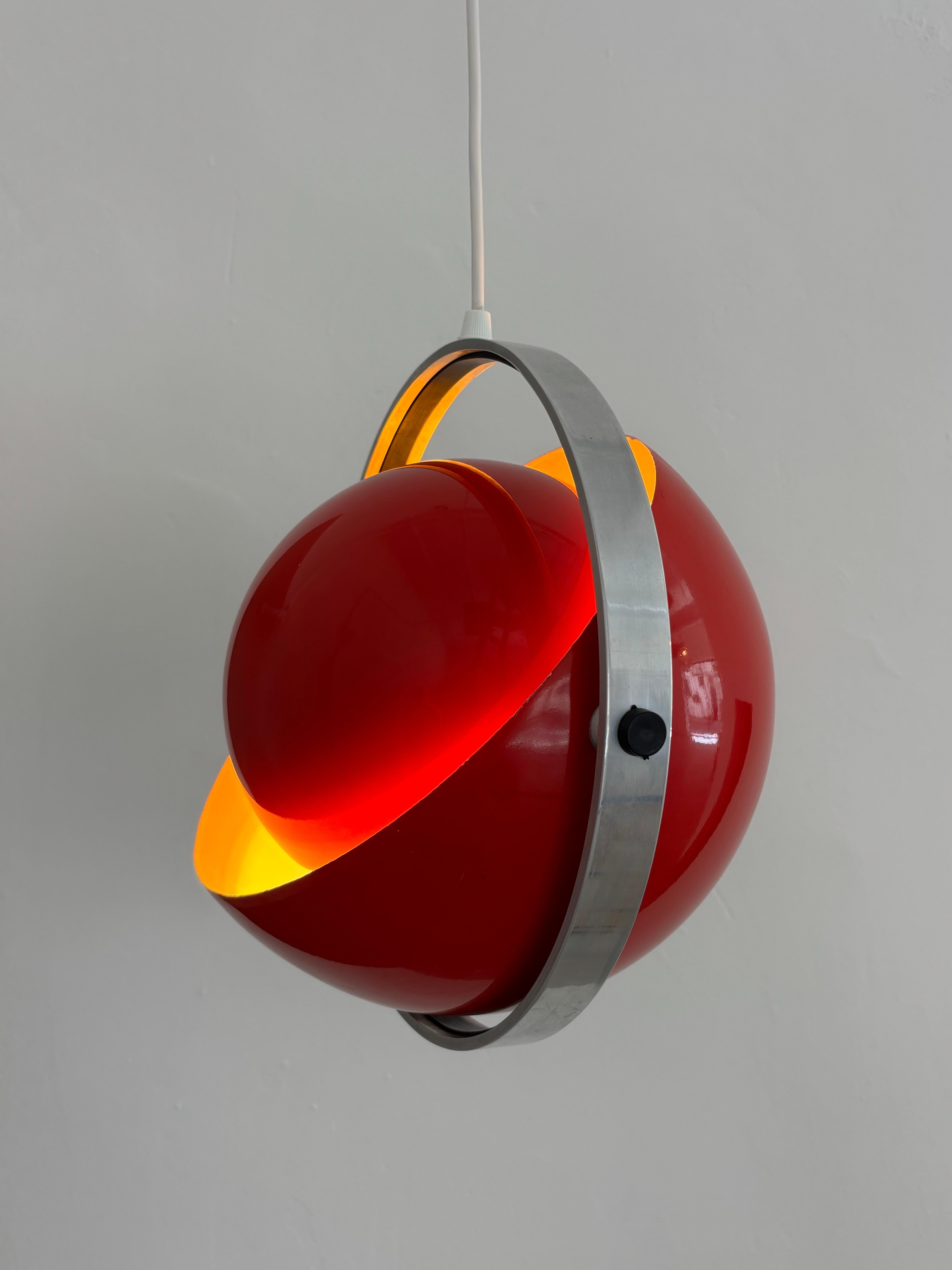 Rare “Moonlight” Lamp by Jørgensen & Buck for Quality System Denmark, 1963 For Sale 3