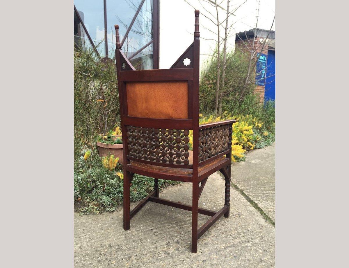 Liberty and Co. Moorish Armchair by  In Good Condition For Sale In London, GB