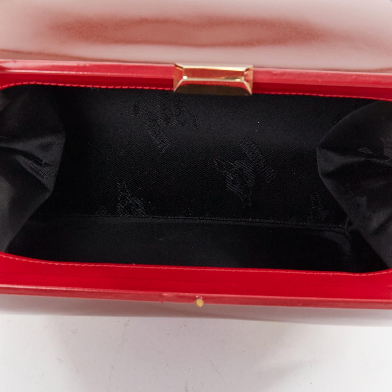 raro MOSCHINO años 90 Vintage burdeos Maison Moschino novedad Casa bolso de cuero en venta 4