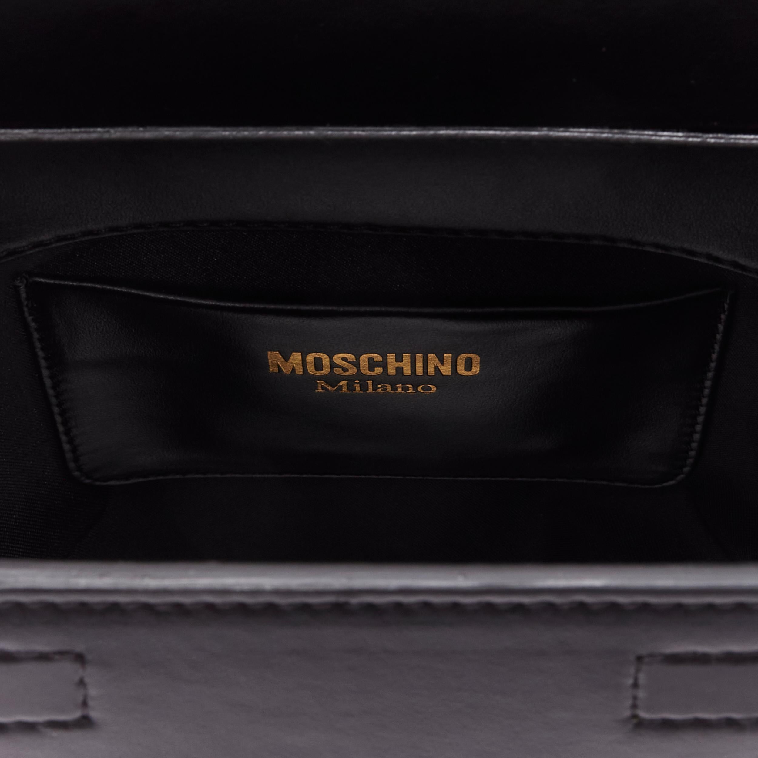 rare MOSCHINO Couture! 2019 Runway gold Casino Slot Machine crossbody chain bag 4