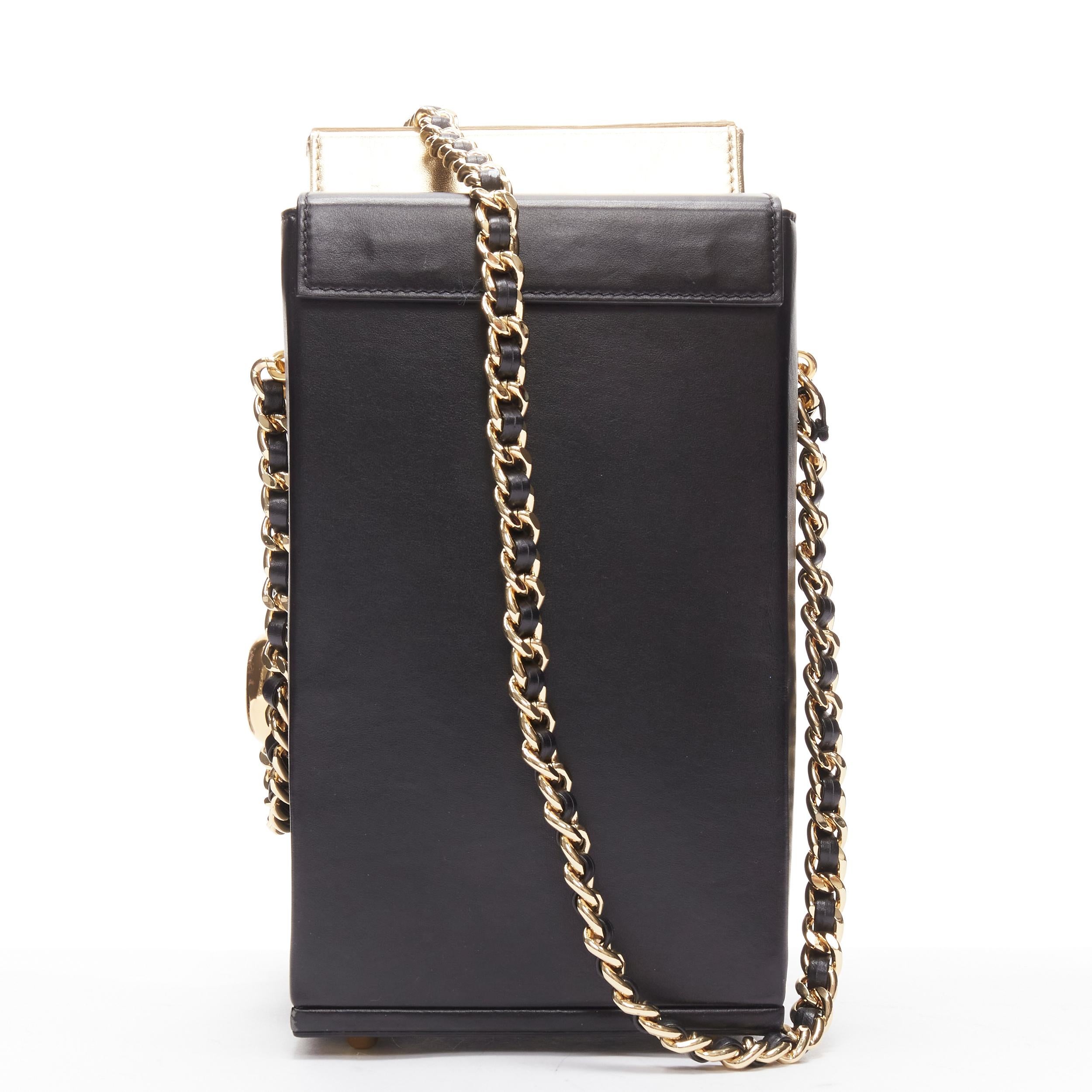 rare MOSCHINO Couture 2019 Runway gold Casino Slot Machine crossbody chain bag