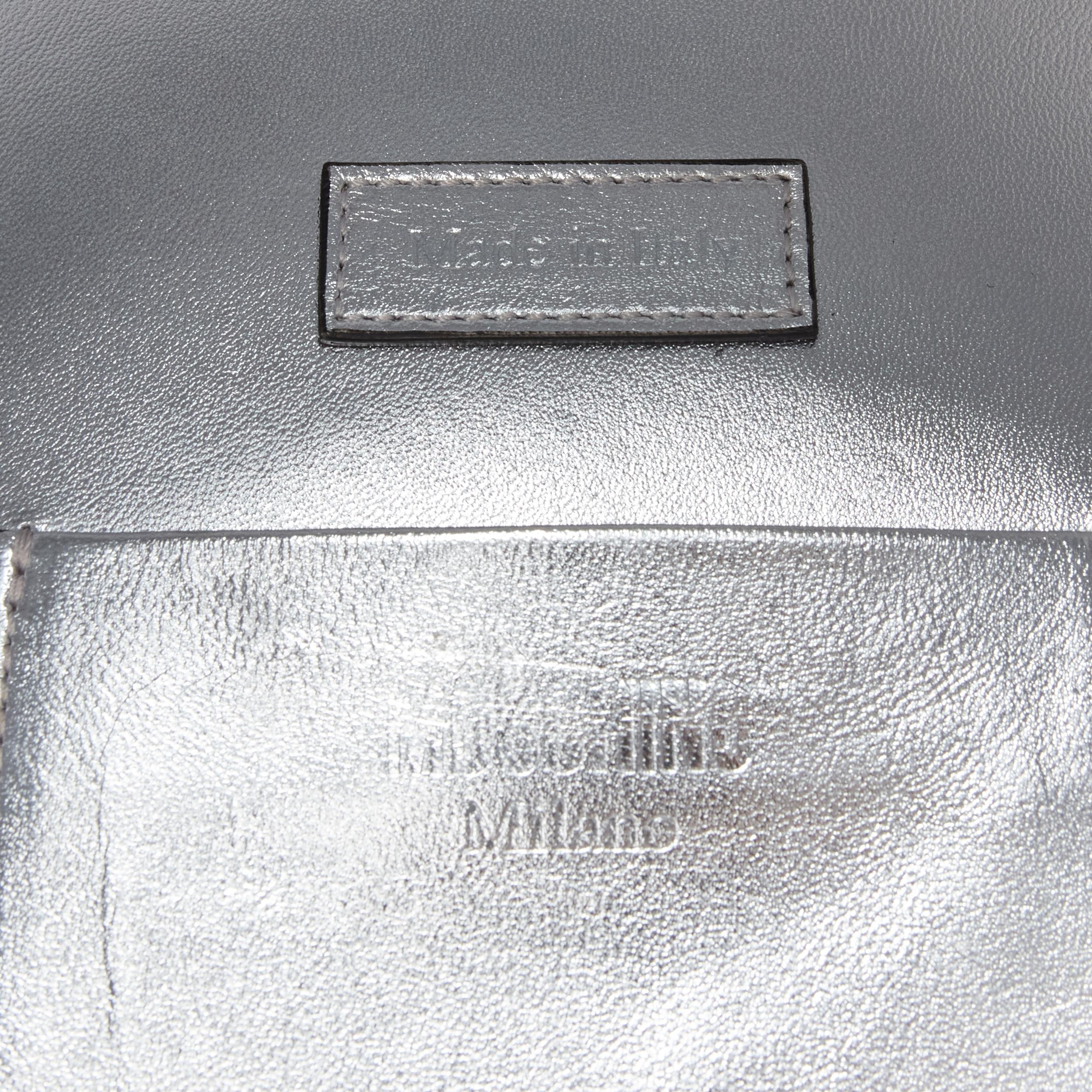 rare MOSCHINO Couture! 2019 Runway white Washing Machine top handle leather bag 3