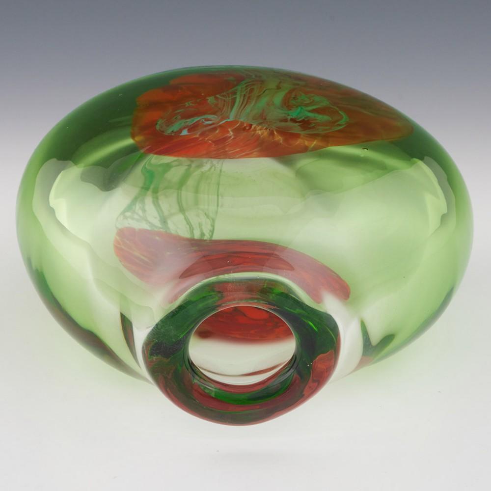 Seltene eiförmige Moser-Vase, entworfen Jiri Suhajek, 1976 im Angebot 3