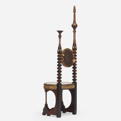 Rare "Mosque" Chair by Carlo Bugatti