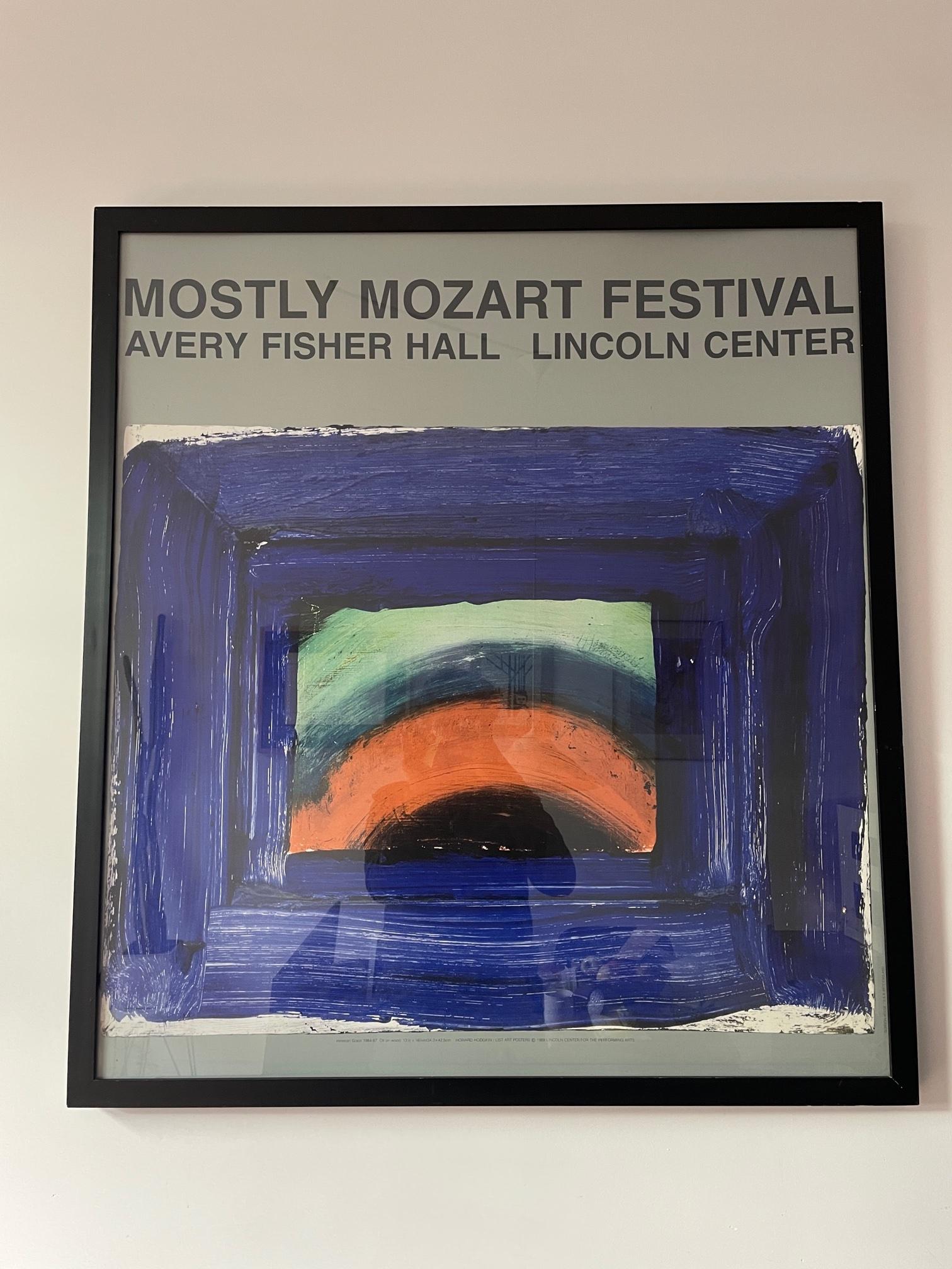 Rare Mostly Mozart Festival Poster. Lincoln Center of Performing Arts, Vintage For Sale 3