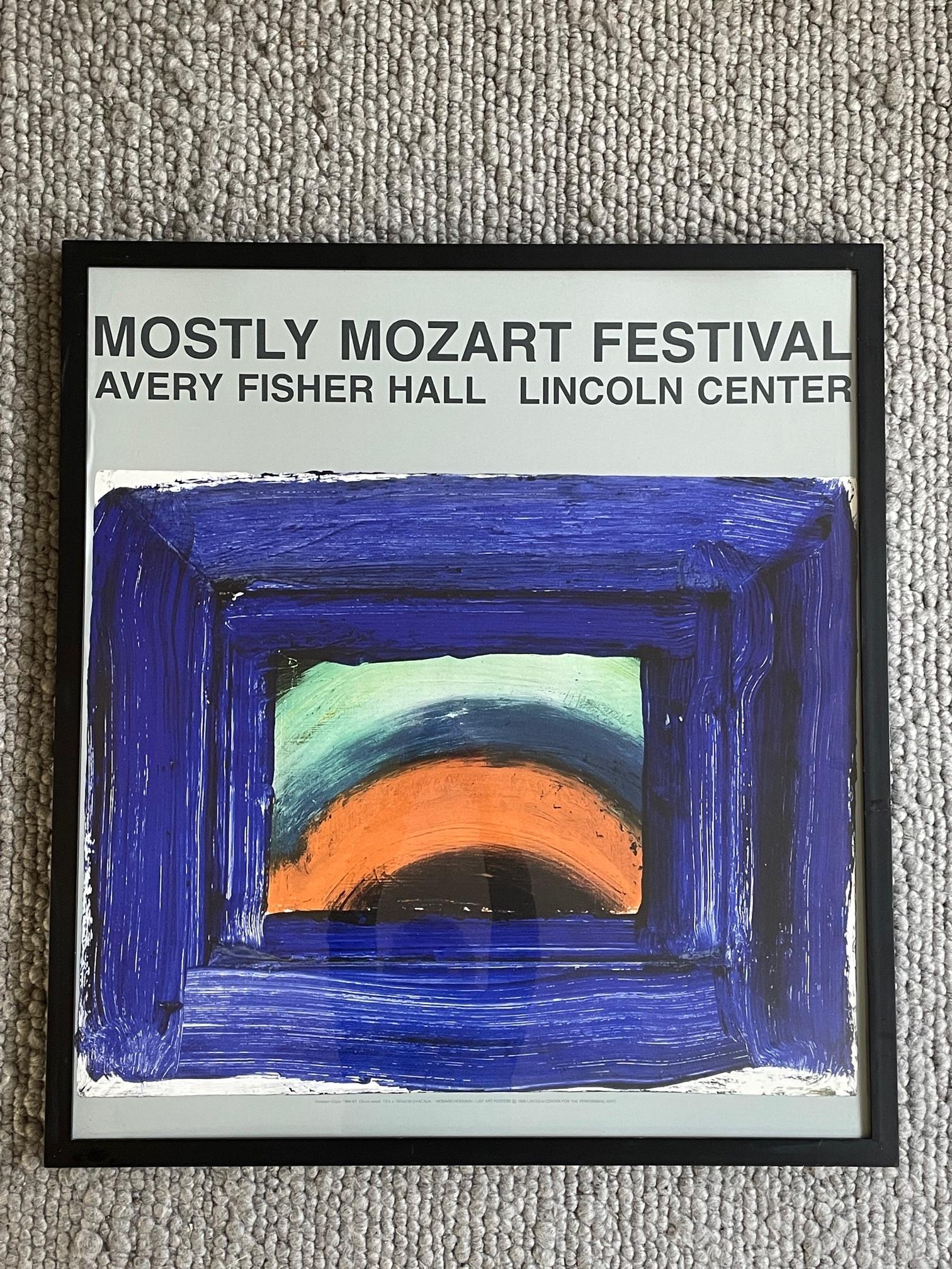 What an eyecather. This rare framed poster is a lust for the eye. Almost 35 years old and still in beautiful condition. Must have for every music, art or Lincoln center lover!

Poster created from Venetian Glass 1984-86. Produced for the Mostly