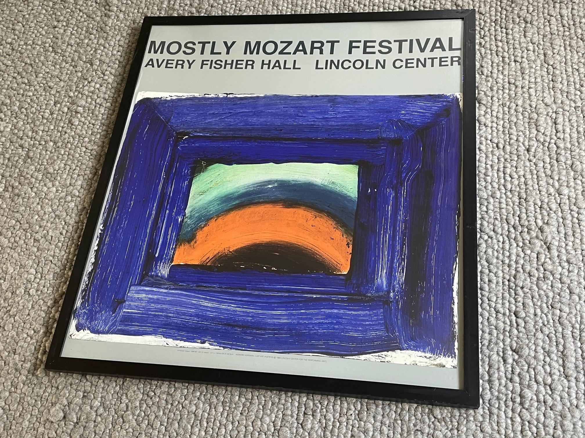 American Rare Mostly Mozart Festival Poster. Lincoln Center of Performing Arts, Vintage For Sale