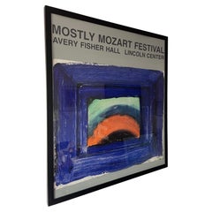 Rare Mostly Mozart Festival Poster. Lincoln Center of Performing Arts, Vintage