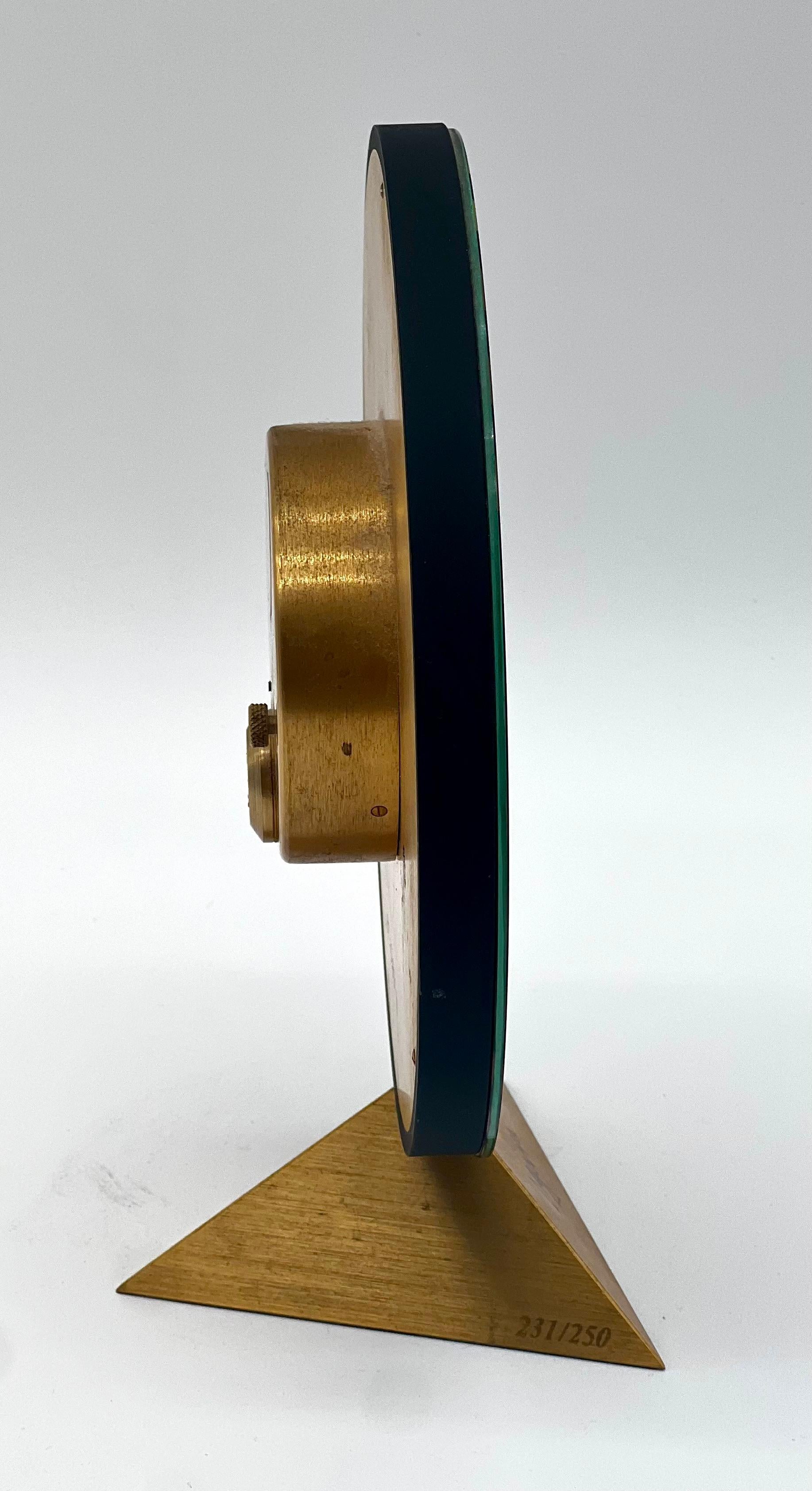Raro reloj de sobremesa Movado diseñado por Yaacov Agam Serie Galaxy Edición Limitada en venta 3
