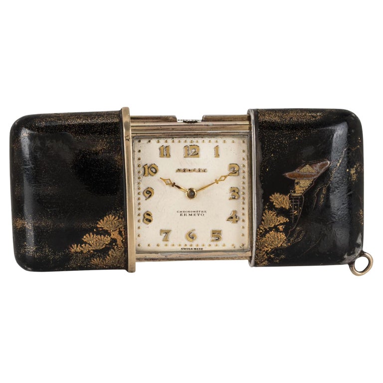 Rare Movado Early Maki-E Ermeto Manual Wind Purse Watch, circa 1929 For  Sale at 1stDibs