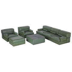 Rare "MP - 141" Modular Set With Ottoman and Coffee Table by Percival Lafer