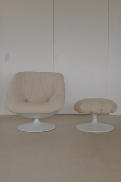 Rare MP-71 Lounge Chair and Ottoman by Percival Lafer, 1974