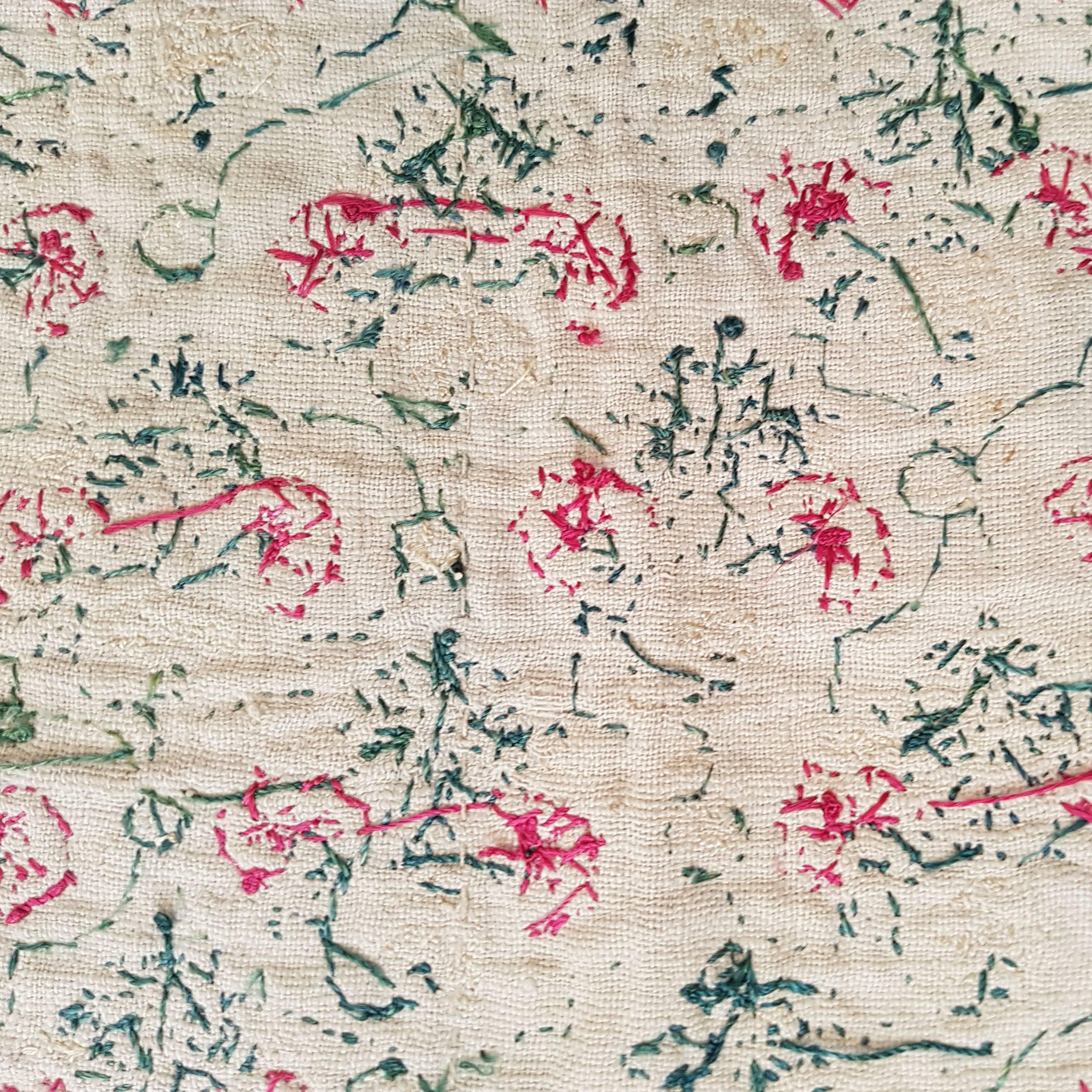 Agra Rare Mughal Dynasty Summer Carpet For Sale