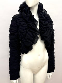 Rare Mugler archival vintage runway cropped boléro jacket