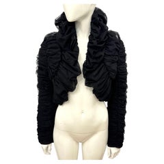Rare Mugler archival vintage runway cropped boléro jacket