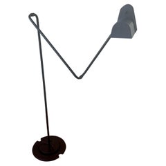Rare Multidirectional Floor Clip Lamp by Hannes Wettstein for Belux