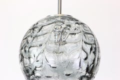 Rare Murano Ball Pendant Light by Doria, Germany, 1970s