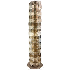 Rare Murano Floor Lamp Designed By Carlo Nason For Mazzega