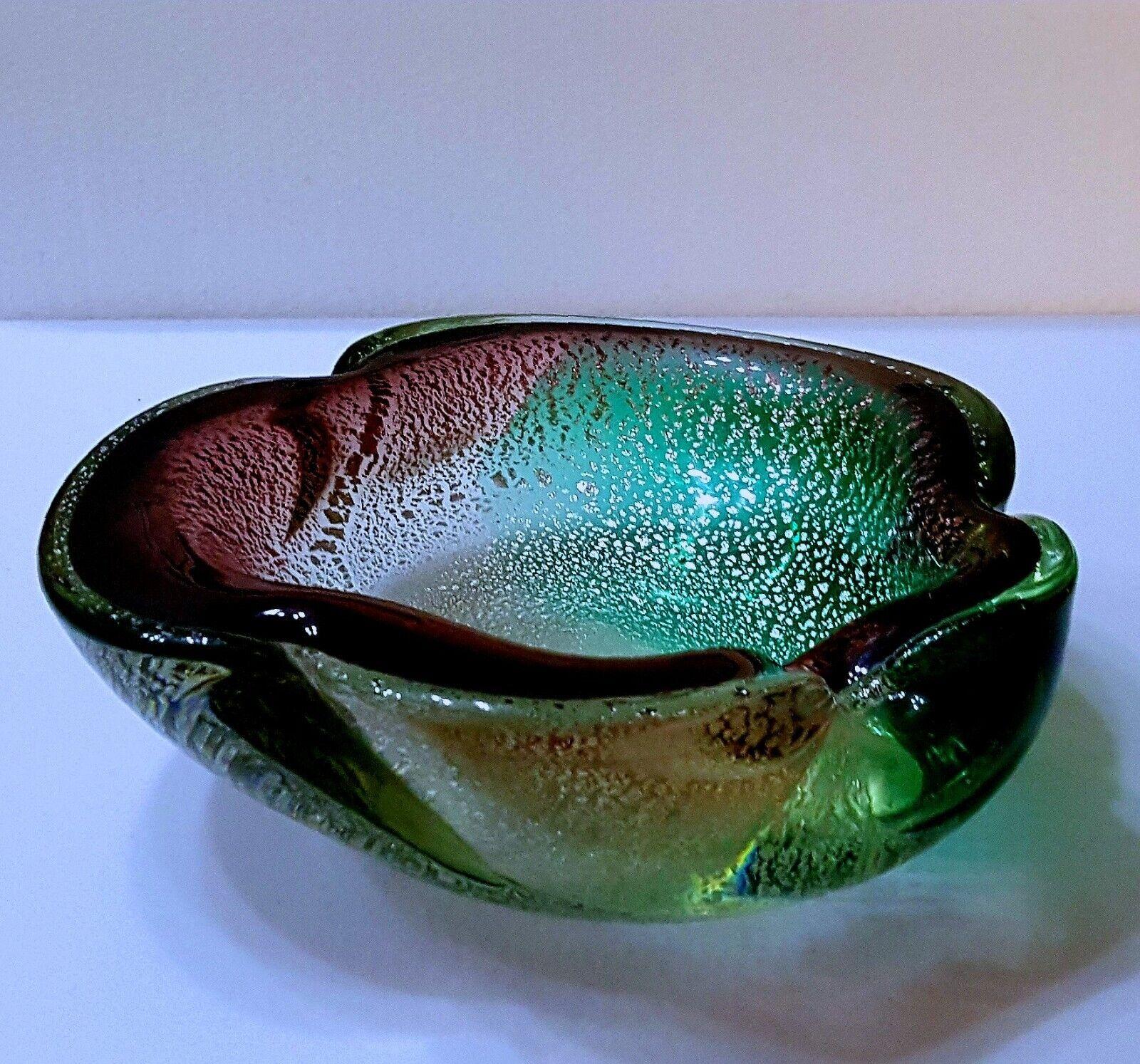 Seltene Murano-Glasschale von Giulio Radi für A.V.e.M. - Atemberaubend! (Moderne der Mitte des Jahrhunderts) im Angebot