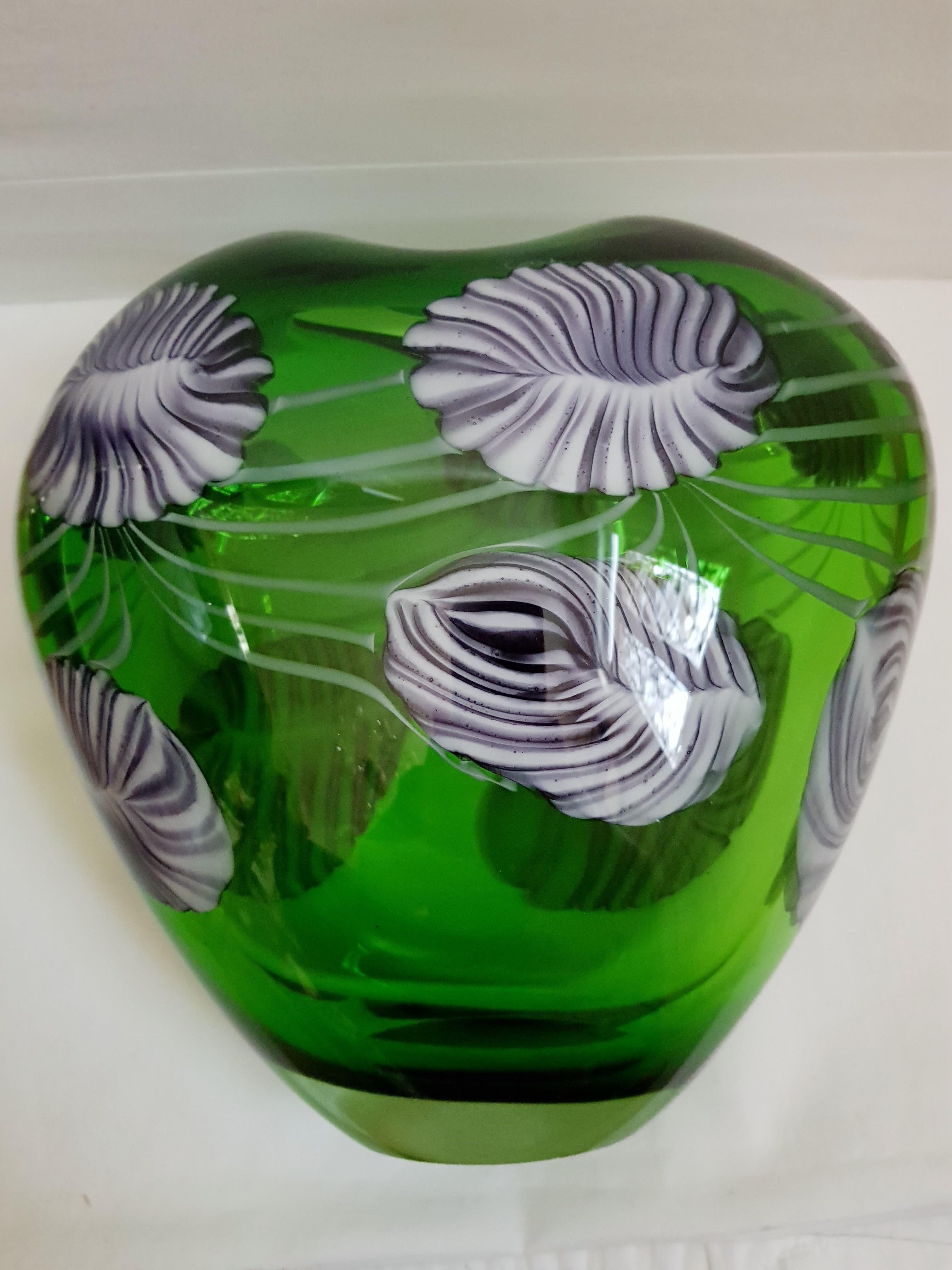 A.Ve.M incantate murrine by Luciano Ferro& Anzolo Fuga large murano vase For Sale 1