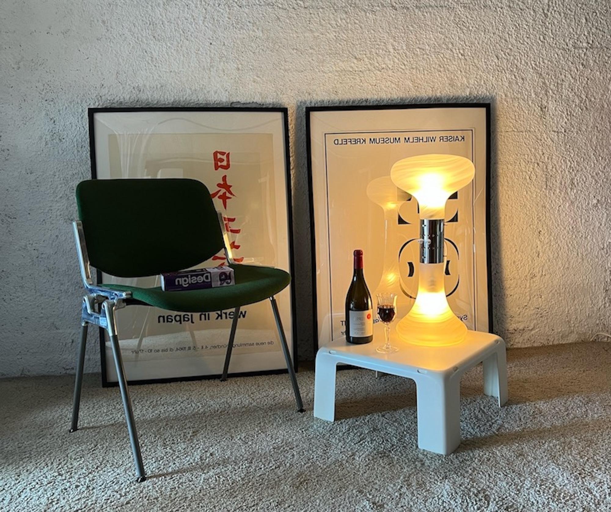 Rare Murano Glass Table Lamp 'I Numerati' Nason Mazzega, 1970s For Sale 4