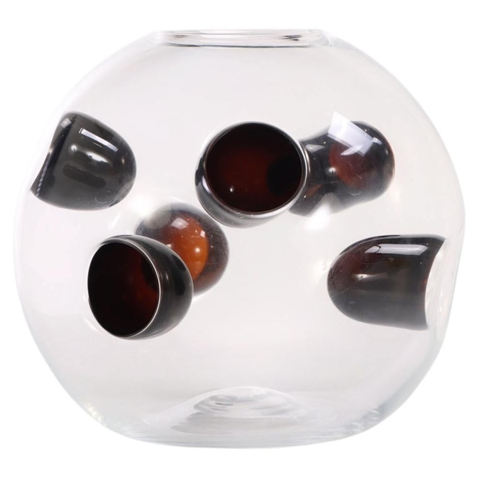 Rare Murano Glass Vase by Vistosi