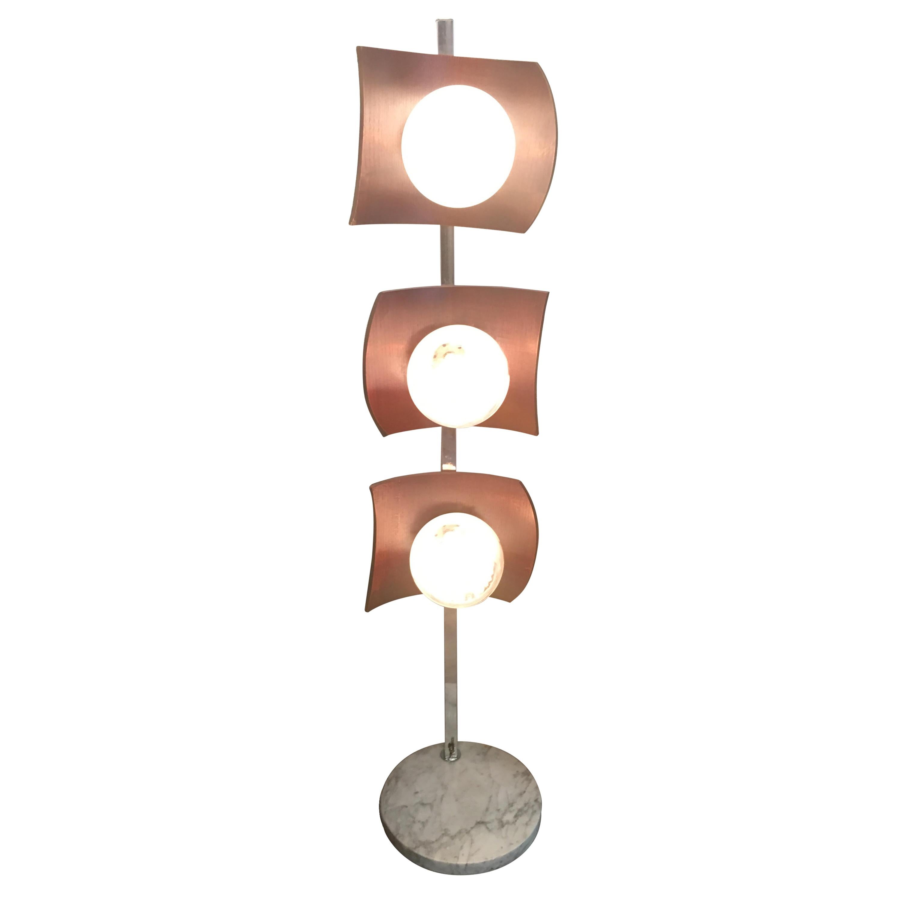 Rare Murano Toni Floor Lamp For Sale