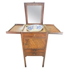 Rare Museum Quality Antique Georgian British Walnut Washstand