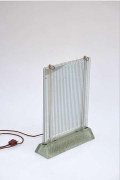 Rare Museum-Quality Glass Radiator by René Coulon for Saint-Gobain