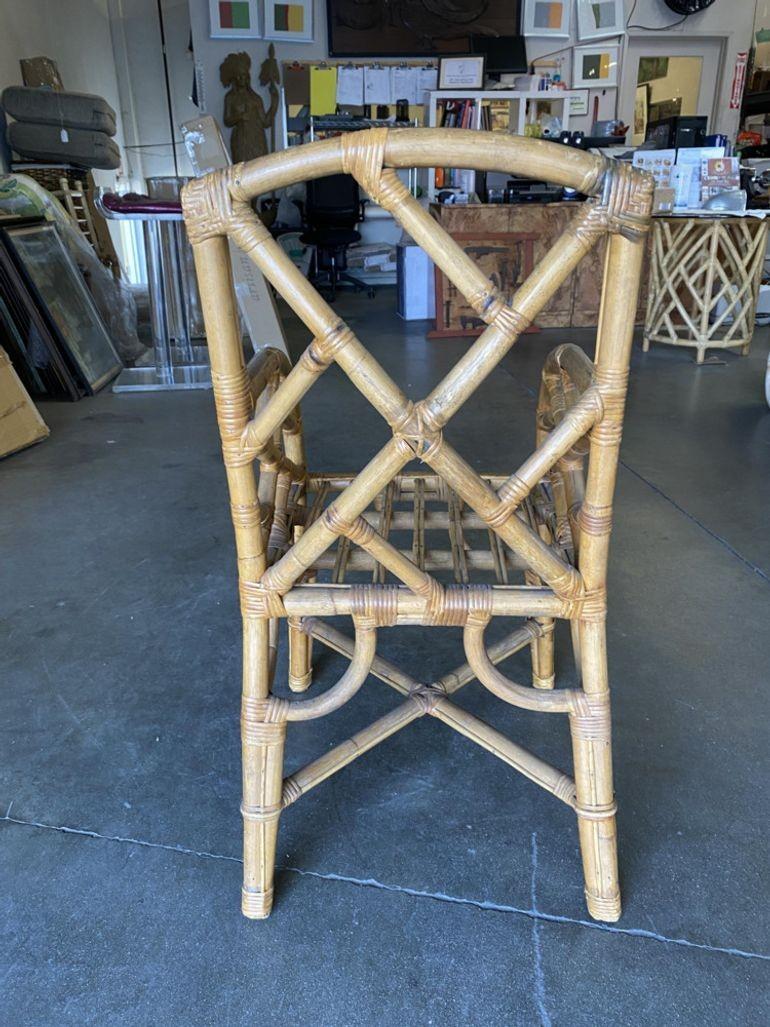 American Rare Museum Quality Paul Frankl Rattan Dining Chairs Circa 1934, Set of 10