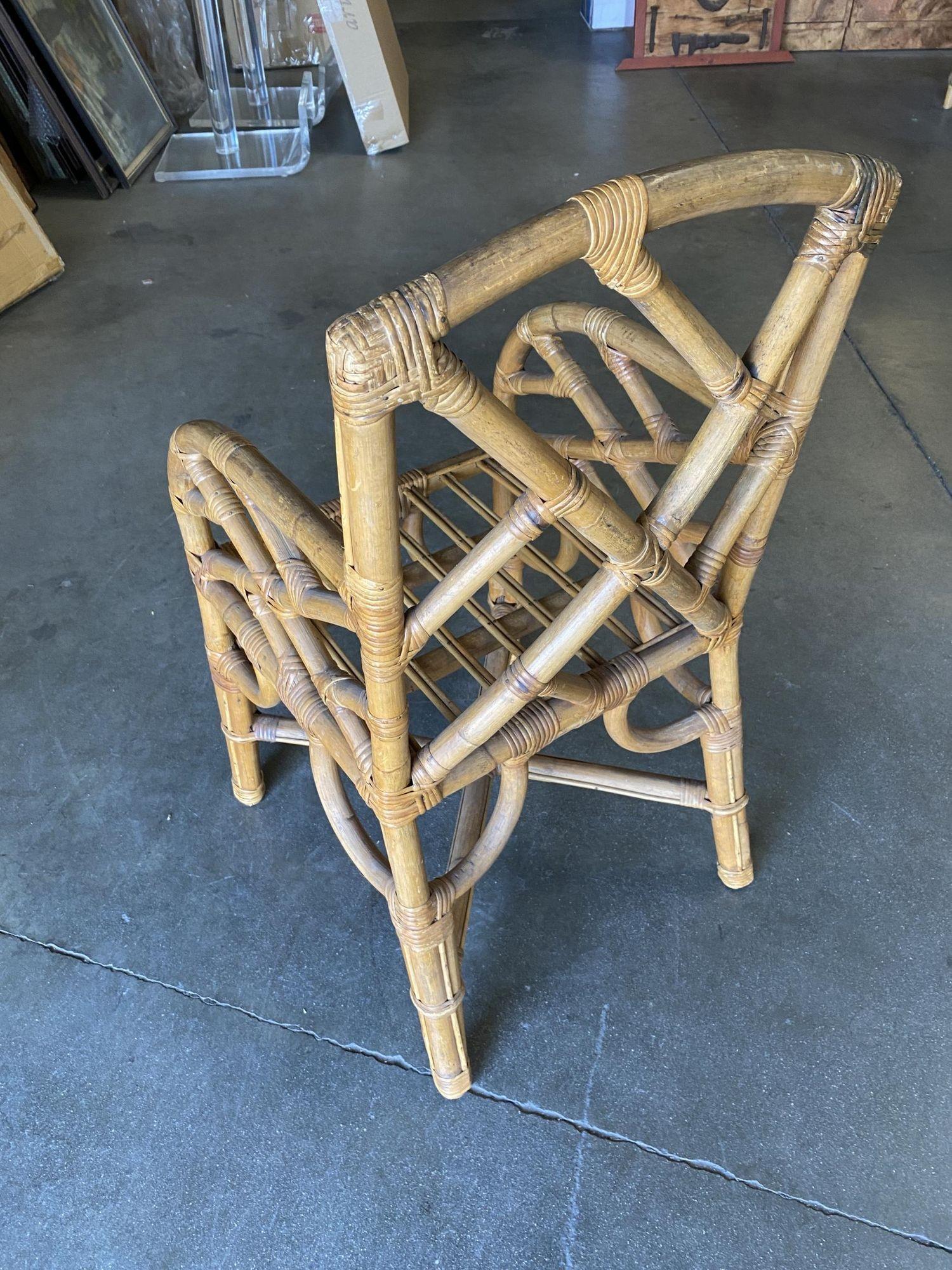 Rare Museum Quality Paul Frankl Rattan Dining Chairs Circa 1934, Set of 6 5