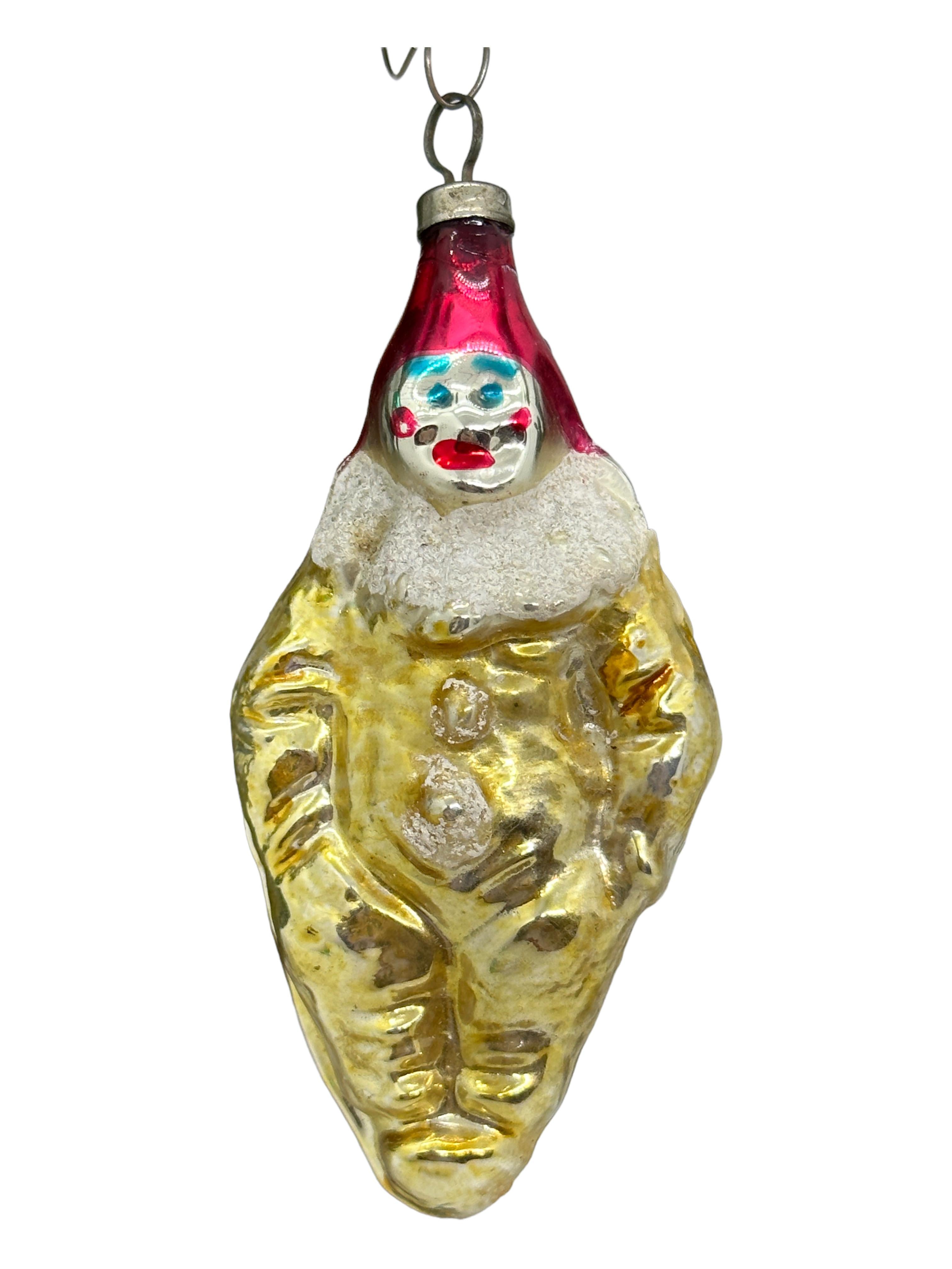 glass clown ornaments