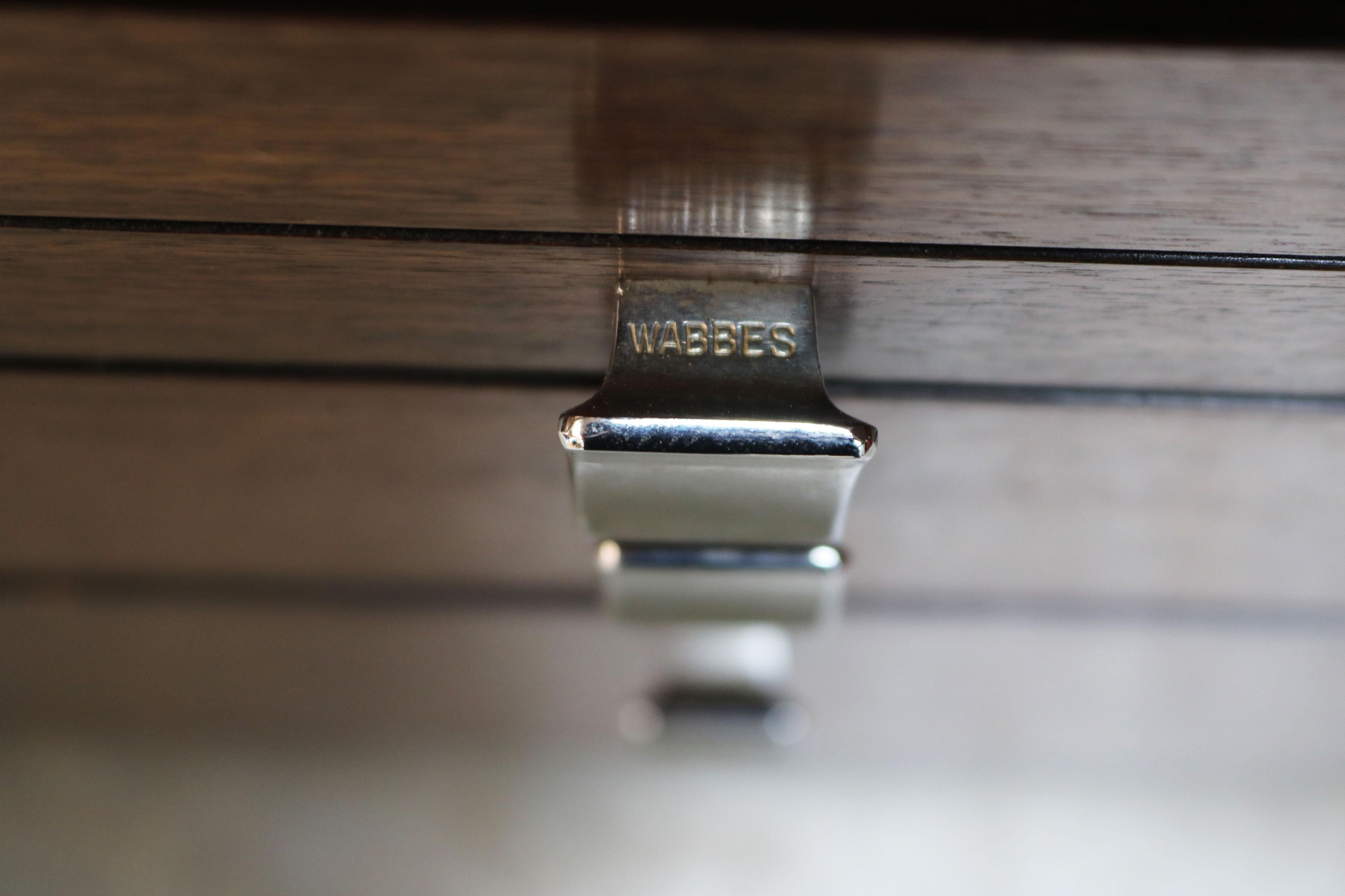 Mid-20th Century Rare Mutenyé wood design desk by Jules Wabbes for Mobilier Universel 1960 For Sale