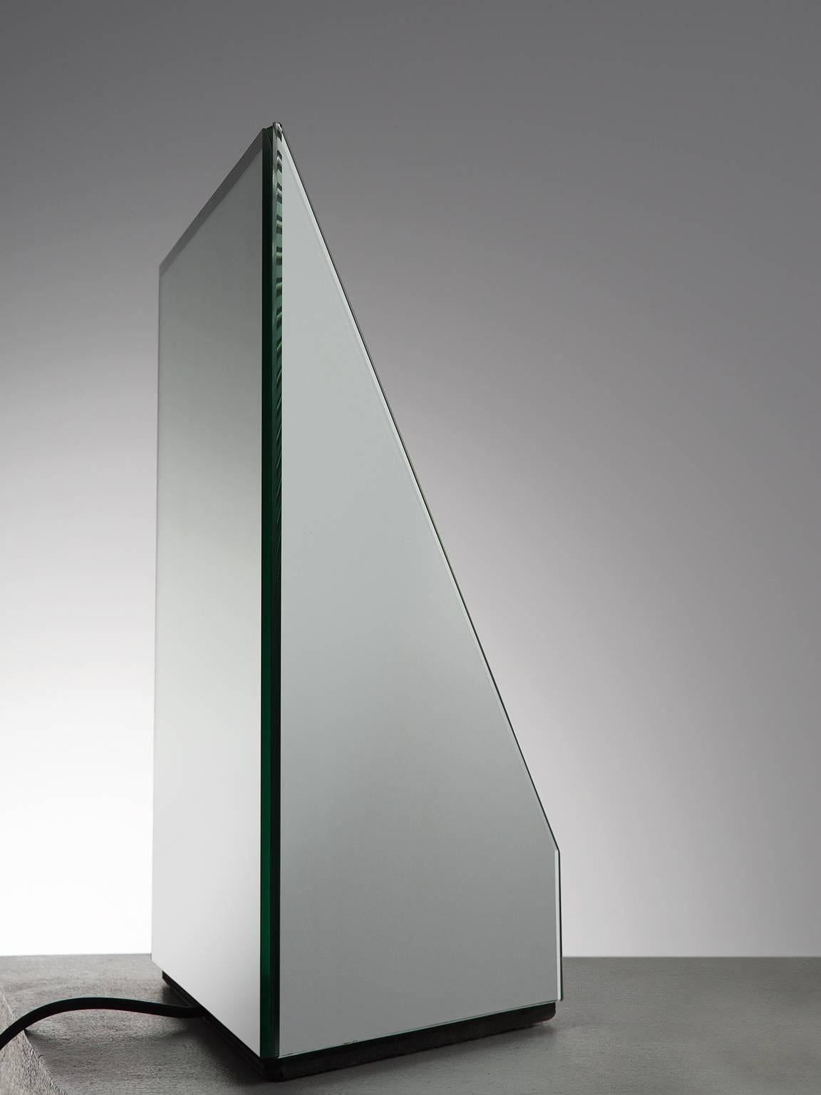 Post-Modern Rare Nanda Vigo 'Trigger of Space' Table Lamp