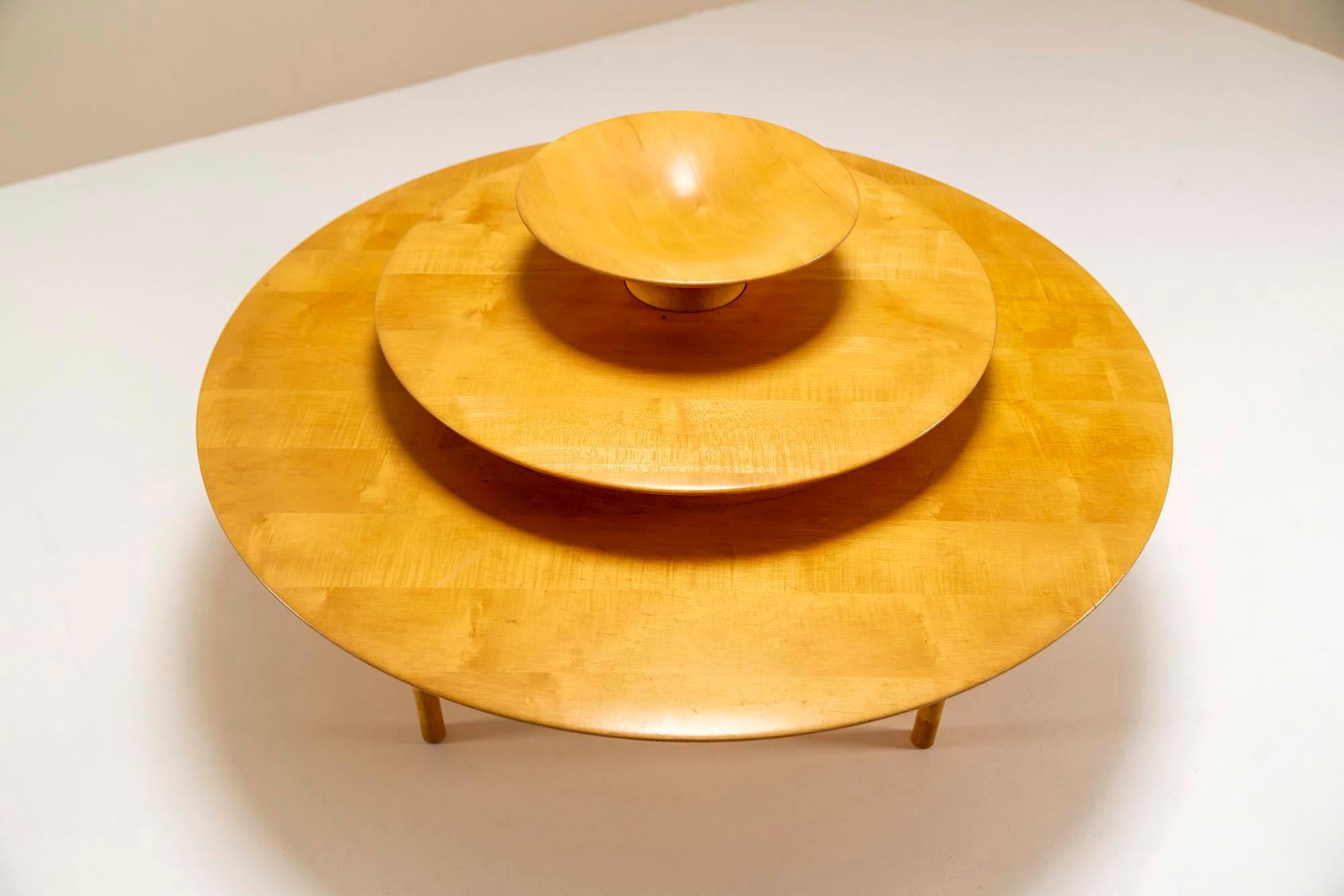 Rare table basse Nanna Ditzel en bois d'érable pour BRDR. Kruger, Danemark, années 1980 en vente 6