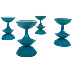 Rari sgabelli Nanna Ditzel, set di quattro, Danimarca, 1969