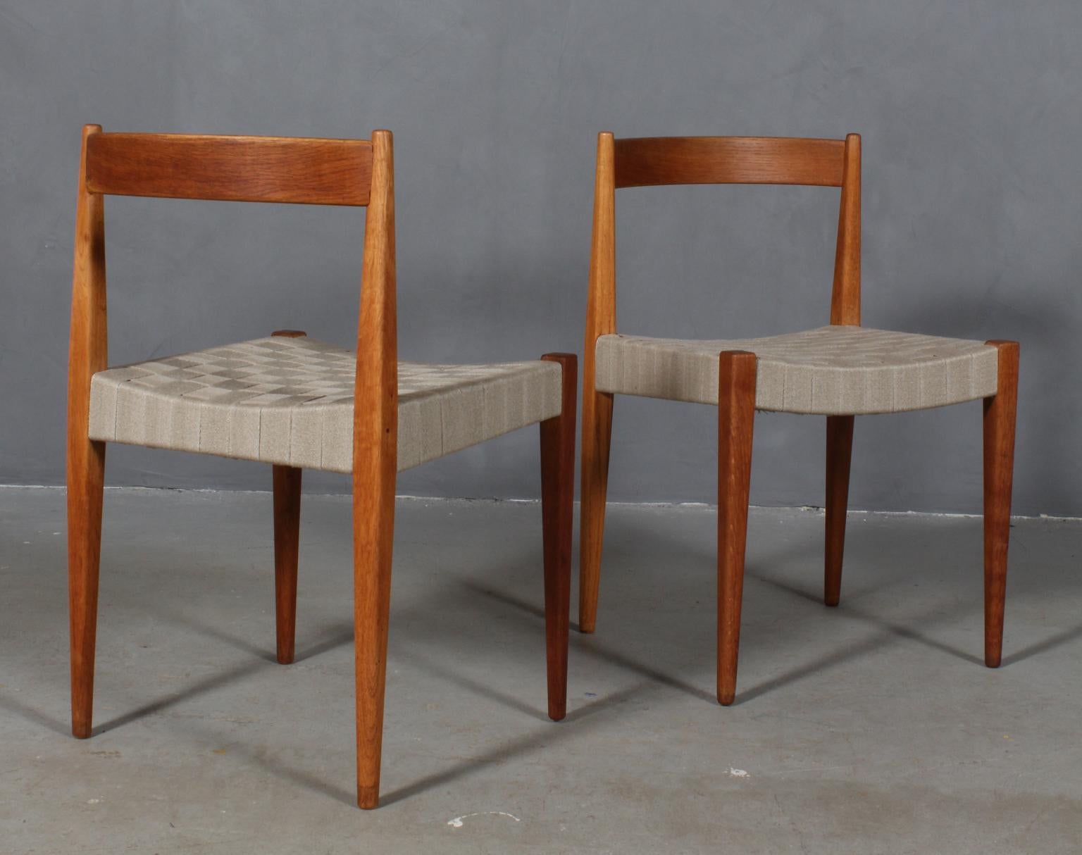Scandinavian Modern Nanna & Jørgen Ditzel, Ten Dining Chairs 