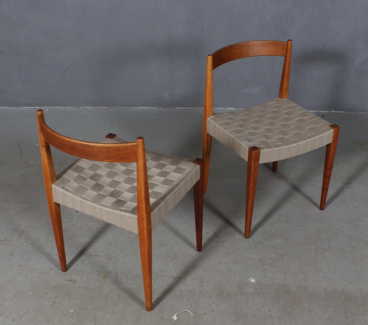 Danish Nanna & Jørgen Ditzel, Ten Dining Chairs 