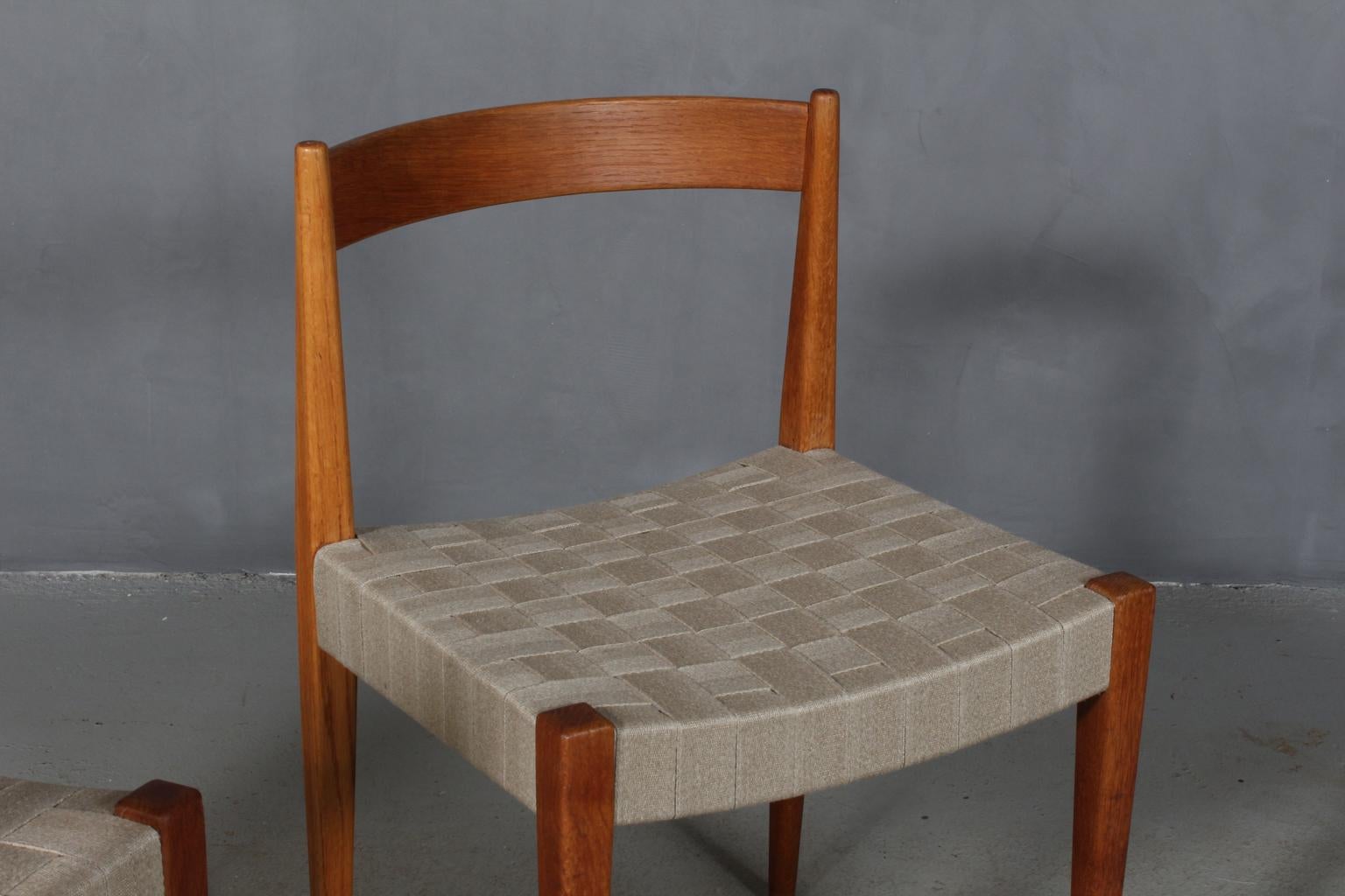 Mid-20th Century Nanna & Jørgen Ditzel, Ten Dining Chairs 