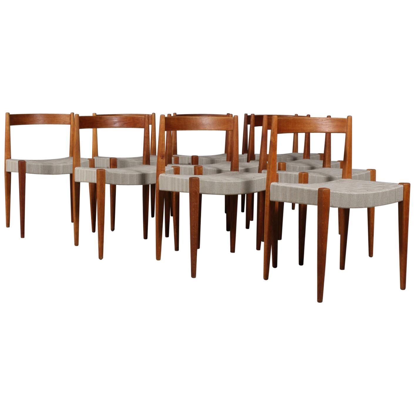 Nanna & Jørgen Ditzel, Ten Dining Chairs 